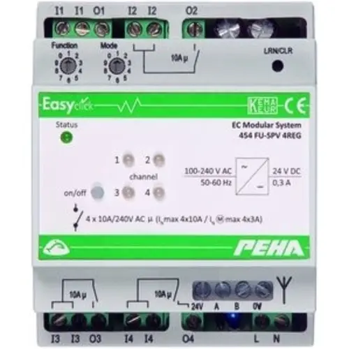 PEHA EnOcean Easyclick Modul SPV, (454 FU-SPV 4REG)