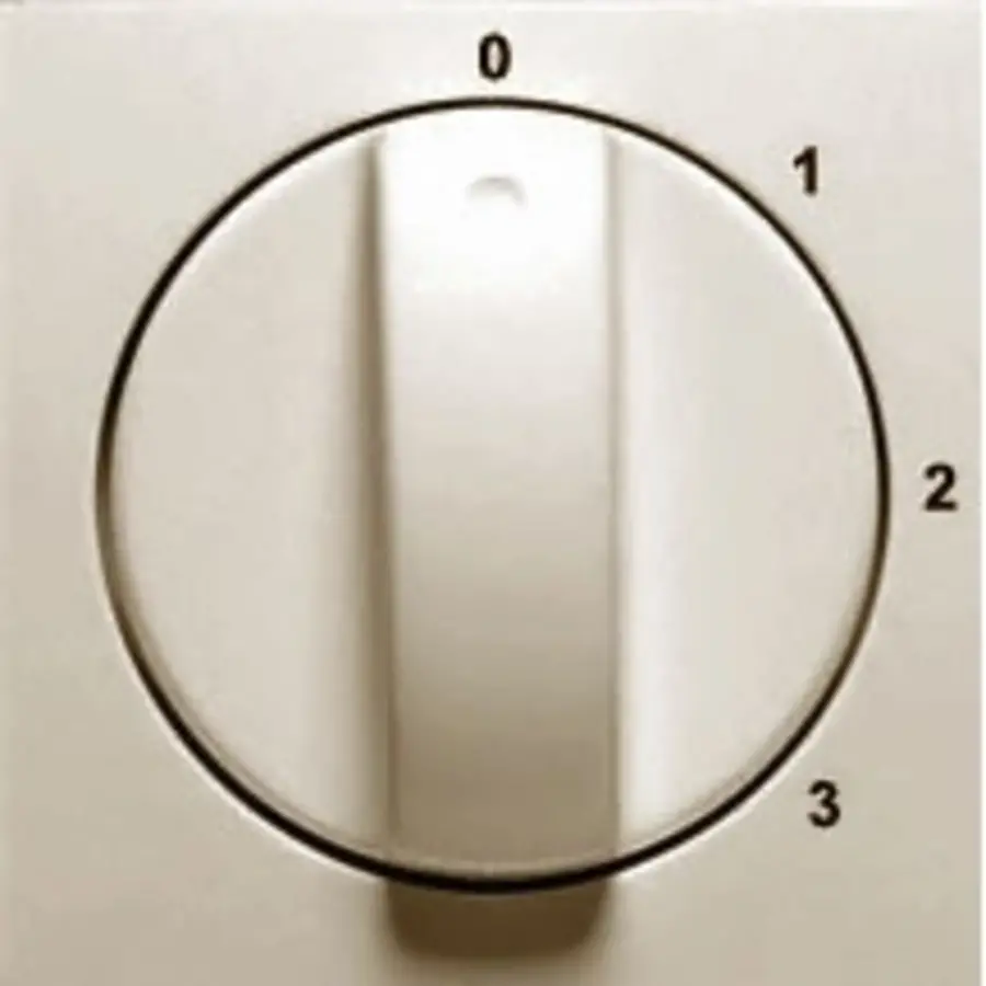 PEHA dreh bedienaufsatz Dreistufenschalter 0-1-2-3 Badora creme Ausverkauf (11.610.03 S3)