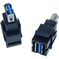 PEHA Centraalplaat USB Zwart (1951.19 USB 3.0)