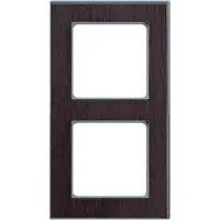 PEHA Rahmen 2-fach Nova Elements Holz Wenge - alu (20.672.200.702)