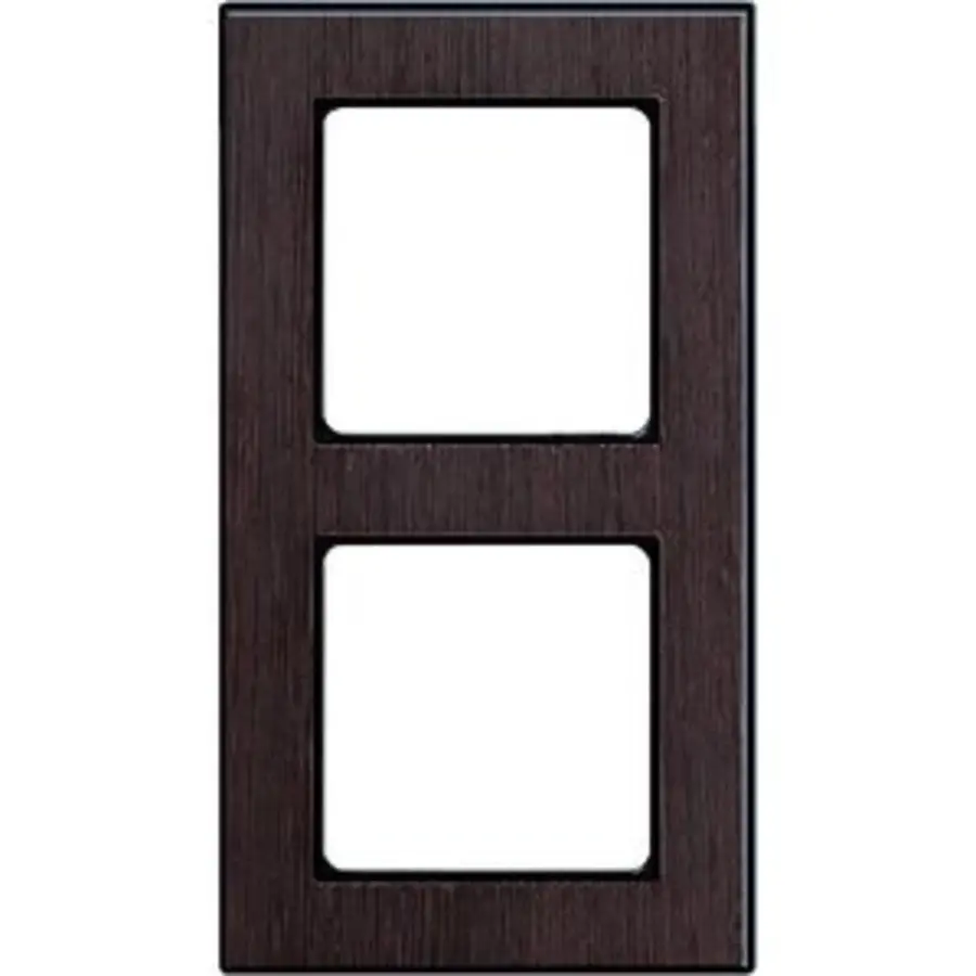 PEHA Rahmen 2-fach Nova Elements Holz Wenge - Piano schwarz (20.672.200.192)