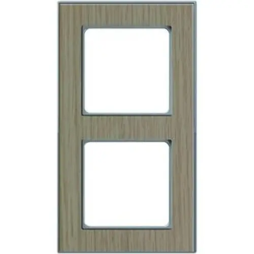 PEHA Rahmen 2-fach Nova Elements Holz Eiche - alu (20.672.201.702)