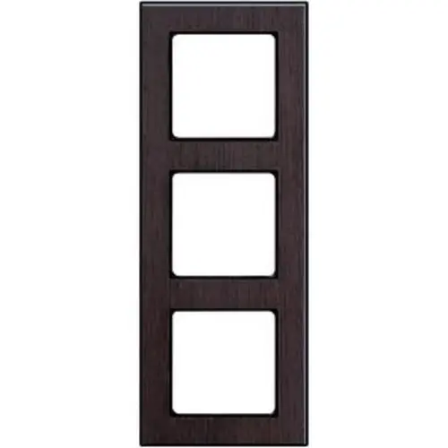 PEHA Rahmen 3-fach Nova Elements Holz Wenge - Piano schwarz (20.673.200.192)