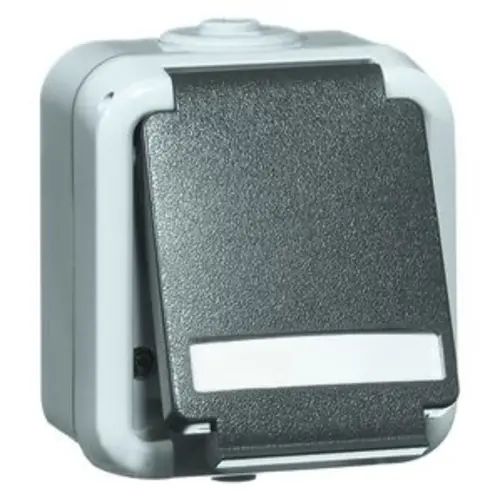 PEHA SCHUKO-Steckdose SA 1-fach wasserg. Beschr., 2-polig, 16A 250V (6621 WAB NA)
