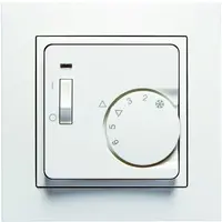 PEHA Zentralplatte für EBERLE Raumthermostat Badora Weiß (11.605.02 RTR)