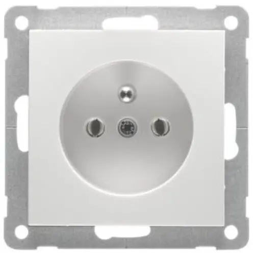 PEHA wandcontactdoos aardingspen Belgie Badora aluminium (11.6571.70)