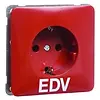 PEHA wcd 1v ra steek rood opdr edv (80.6511 ROT EDV)