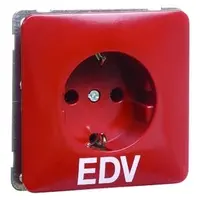PEHA wcd 1v ra steek rood opdr edv (80.6511 ROT EDV)
