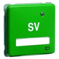 PEHA SCHUKO-Steckdose 2-polig Standard/KKH m. Ko-Li. Beschr.Fe. (80.6611 K WUGLKNAGR)