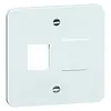 PEHA Zentralpl. 2AMP Steckverb. Standrd reinweiss 6- u. 8-polig (80.677.02-TT)