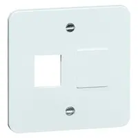 PEHA Zentralpl. 2AMP Steckverb. Standrd reinweiss 6- u. 8-polig (80.677.02-TT)