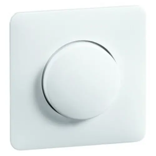 PEHA Abdeckung mit Knopf für Dimmer Standard reinweiss Einzelmontage (80 610 02 V HR)