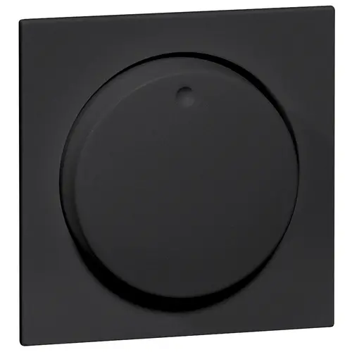 PEHA Dimmer bedienaufsatz Drehdimmer Nova schwarz matt (D 20.810.193 HR)