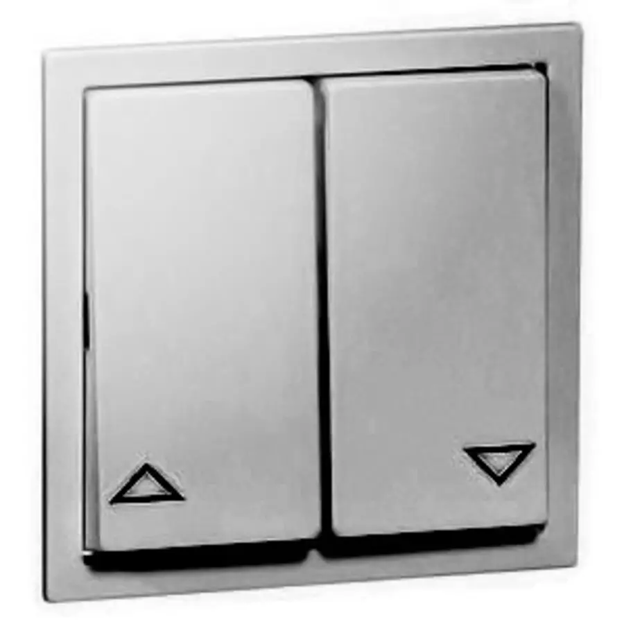 PEHA wippe 2-fach mit pijlsymbol 500-Serien Nova aluminium (20.544.702)