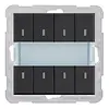 PEHA knx busdrukknop 8-voudig nova