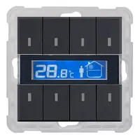 PEHA knx thermostaat nova mat schwa