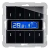 PEHA knx thermostaat nova piano zwart