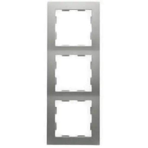PEHA Abdeckrahmen 3-fach Badora aluminium (11.573.70)