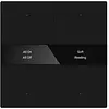 PEHA KNX-Taster 4-fach Glas schwarz glänzend IP20 (KNX PB GL 4BT BLK)