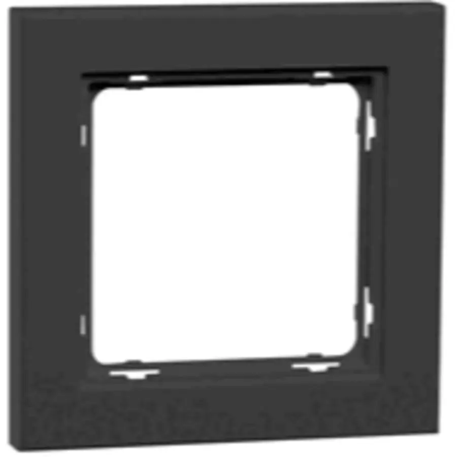 PEHA KNX Abdeckrahmen 1-fach Kunststoff schwarz (KNX F PB)