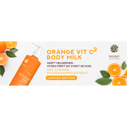 Naobay Orange Vitamin C Body Milk - Limited Edition