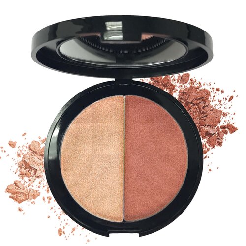 Mineralogie Pressed Blush Duo - Queen of Hearts Tester