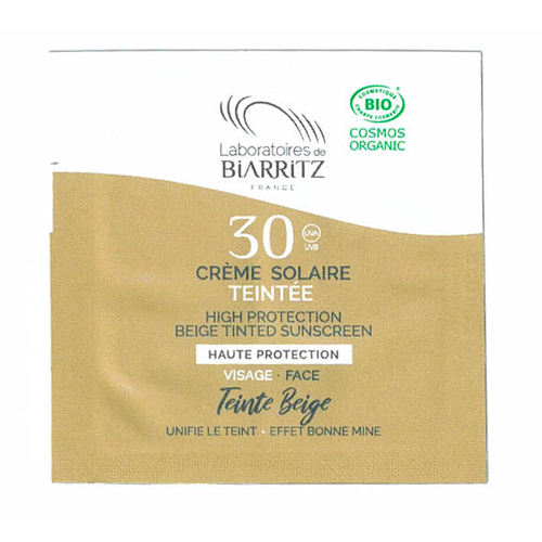 Laboratoires de Biarritz Beige Tinted Face sunscreen SPF30  Sample