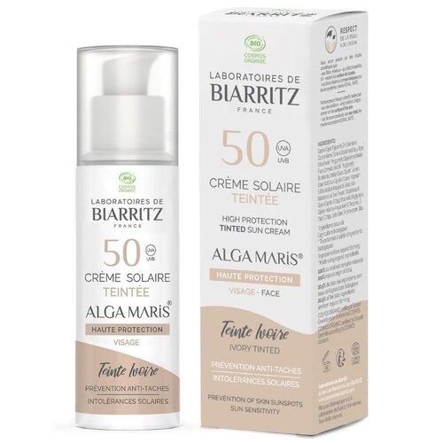 Laboratoires de Biarritz Ivory Tinted Face sunscreen SPF50