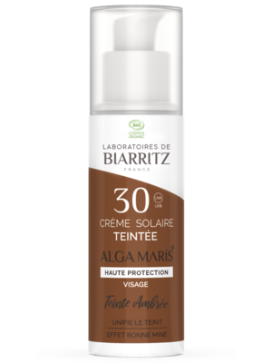 Laboratoires de Biarritz Amber Tinted Face sunscreen SPF30