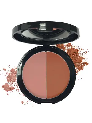 Mineralogie Pressed Blush Duo - #10 Whimsey & Ginger