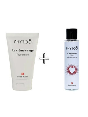 PHYTO 5 Le Gel Nettoyant Visage + La Crème Visage