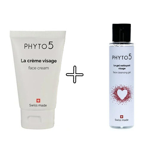 PHYTO 5 Le Gel Nettoyant Visage + La Crème Visage PHYTO 5 Le Gel Nettoyant Visage + La Crème Visage