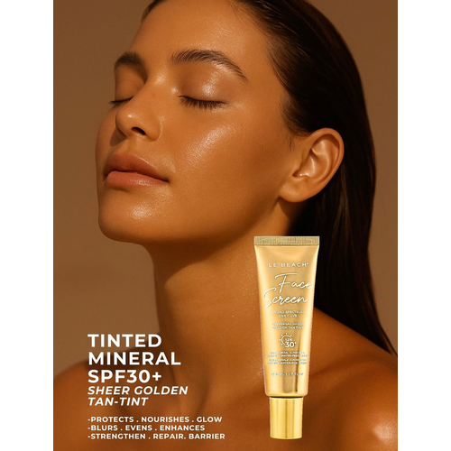 Le Beach Face Screen SPF30+ - Golden Tan Glow