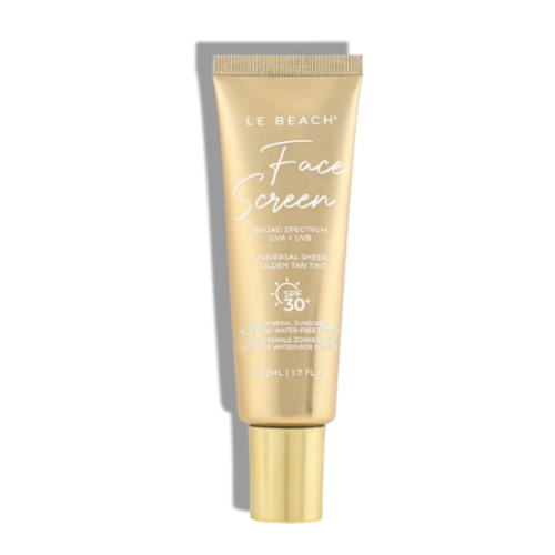 Le Beach Face Screen SPF30+ - Golden Tan Glow Le Beach Face Screen SPF30+ - Golden Tan Glow