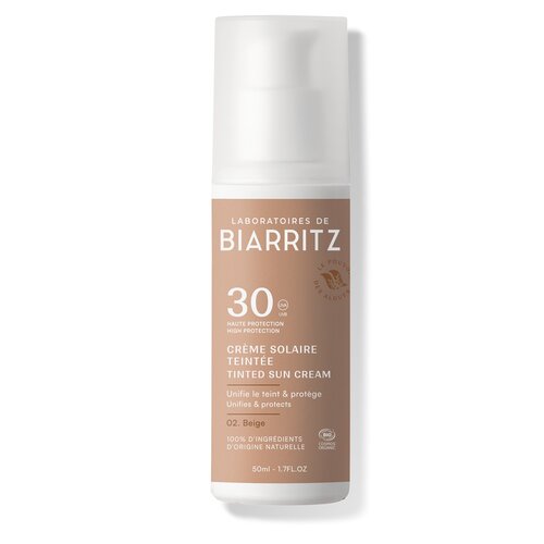 Laboratoires de Biarritz Beige getönter Gesichtssonnenschutz LSF30 Laboratoires de Biarritz Beige getönter Gesichtssonnenschutz LSF30