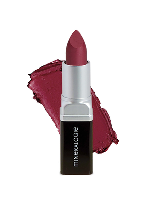 Mineralogie Pure Mineral Lipstick - Plum Kiss Tester