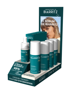 Laboratoires de Biarritz La Crème/ Le Serum de Biarritz Display