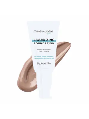 Mineralogie CLEAR Acne Liquid Zinc Foundation - Neutral Tester