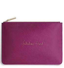 Katie Loxton Perfect Pouch - Fabulous Friend - Kersenroze