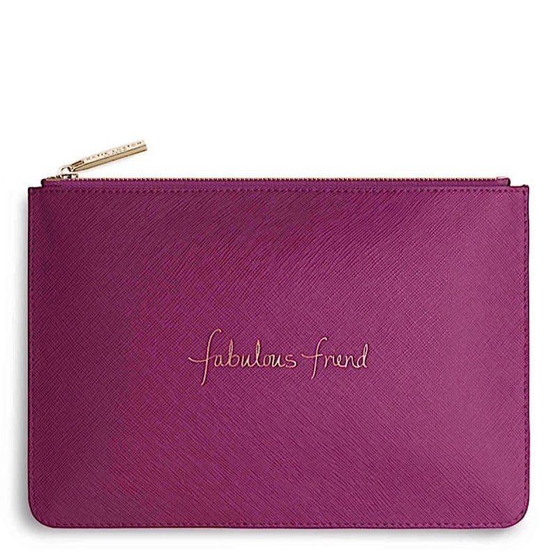 Katie Loxton Perfect Pouch - Fabulous Friend - Kersenroze