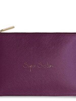 Katie Loxton Perfect Pouch - Super Sister  (bosbes)