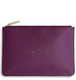 Katie Loxton Perfect Pouch - Super Sister  (bosbes)
