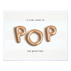 Pop the question- card