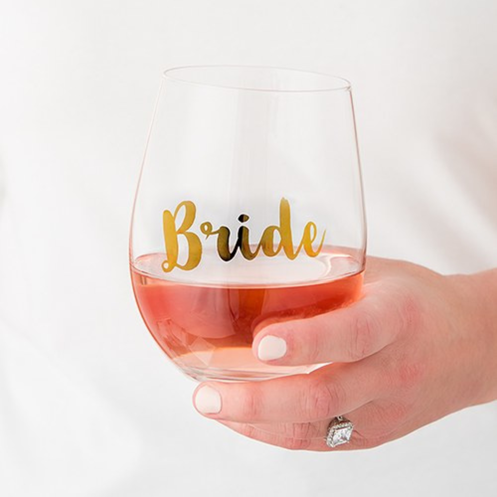 Weddingstar Bride - wijnglas