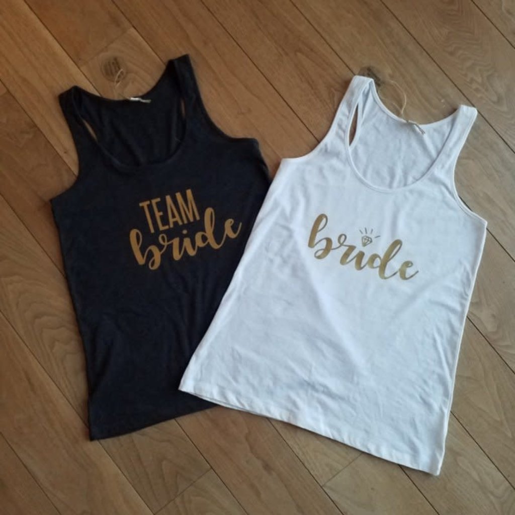 'Team Bride' tanktop