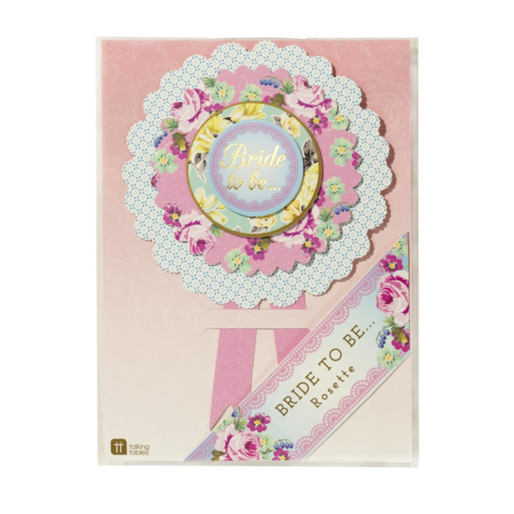 Talking Tables Bride to Be - Badge