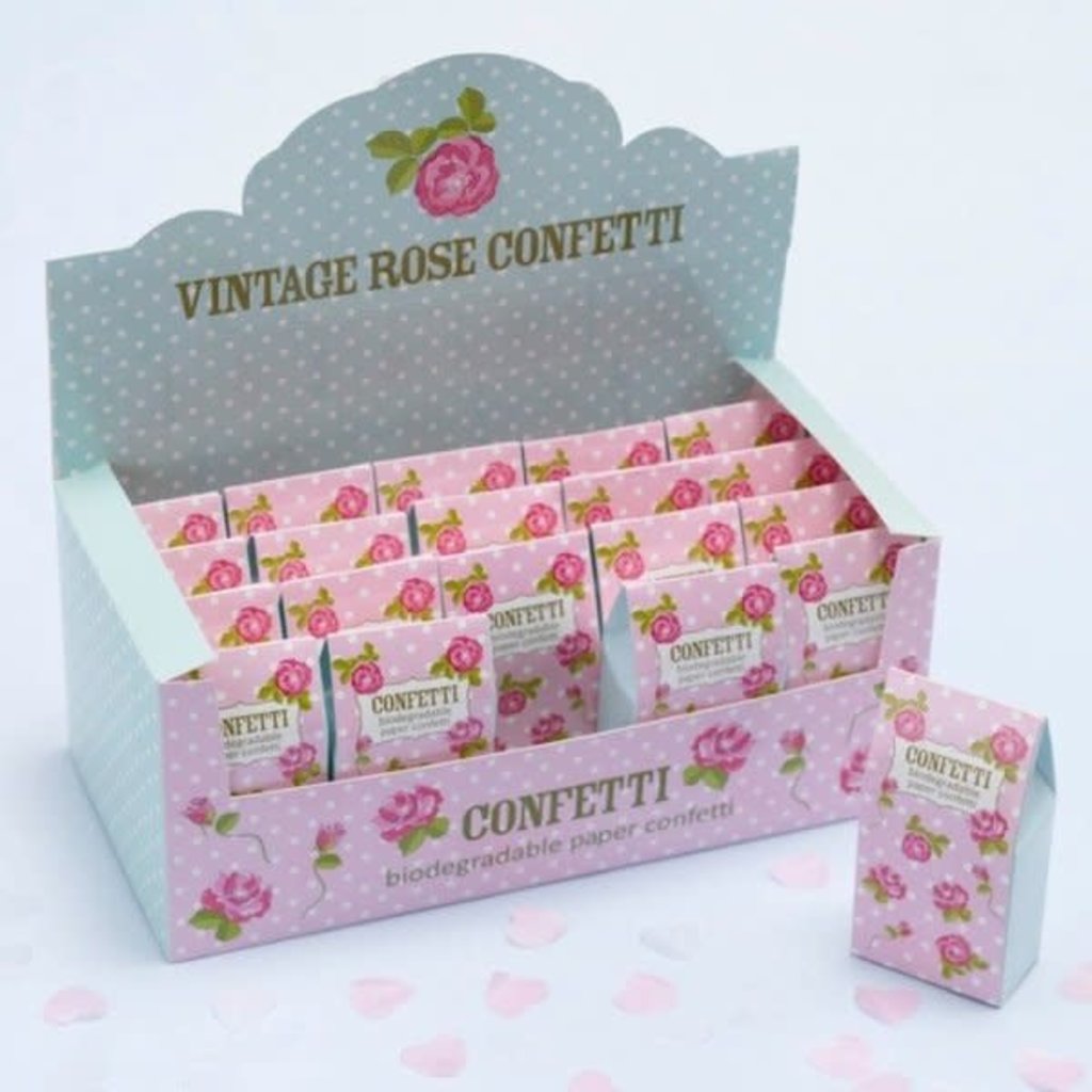 Vintage Rose - Confettidoosje