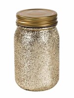 Talking Tables Mason Jar (Glittergoud)