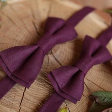 Father & Son Bow-Tie // Burgundy