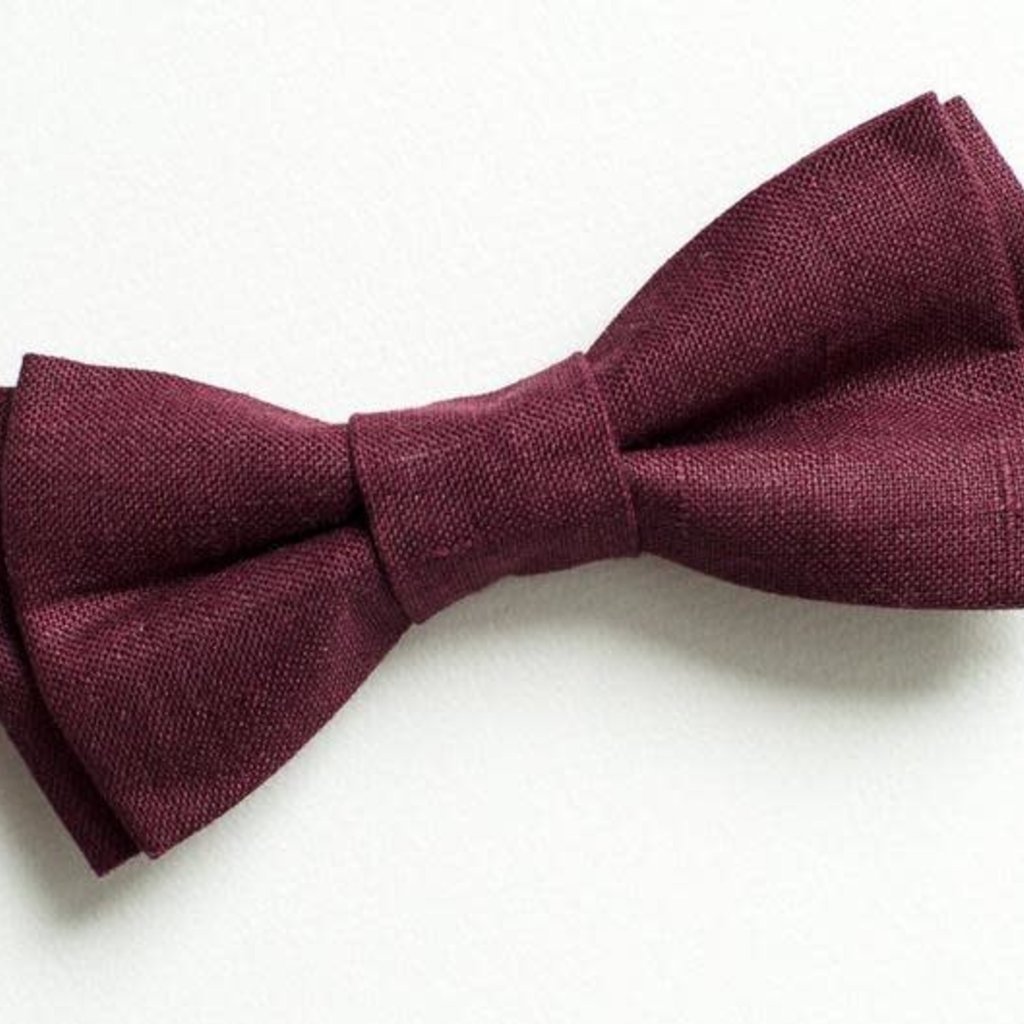 Father & Son Bow-Tie // Burgundy